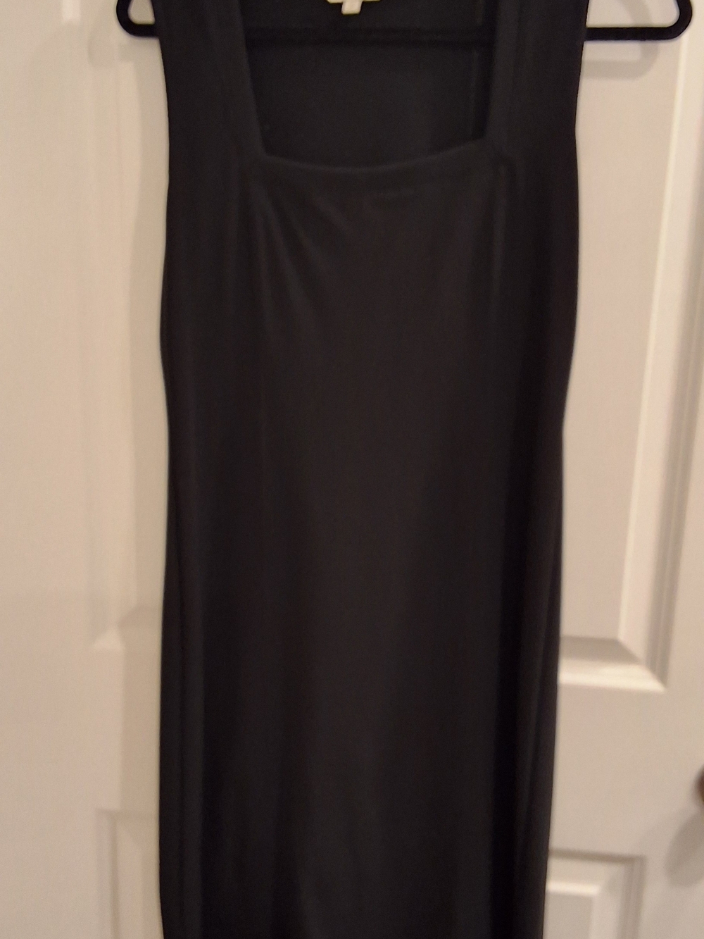 Boston Proper Black Sleeveless Shift Dress